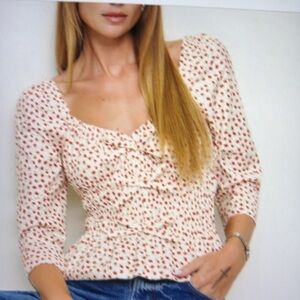 Reformation Lauryn Floral Top 12